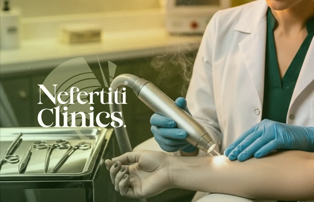 إزالة آثار الحروق