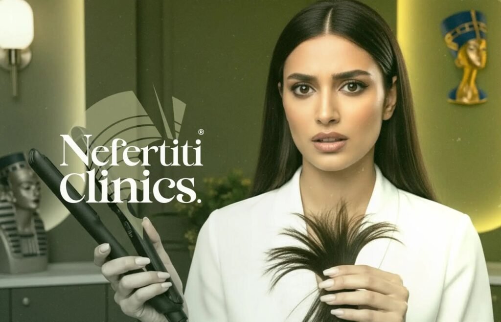 أسباب تقصف الشعر وجفافه وعلاجه في عيادات نفرتيتي