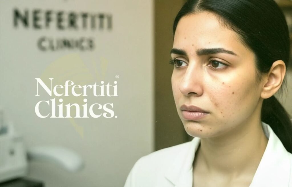 أفضل علاج للتصبغات والبقع الداكنة في الوجه في عيادات نفرتيتي