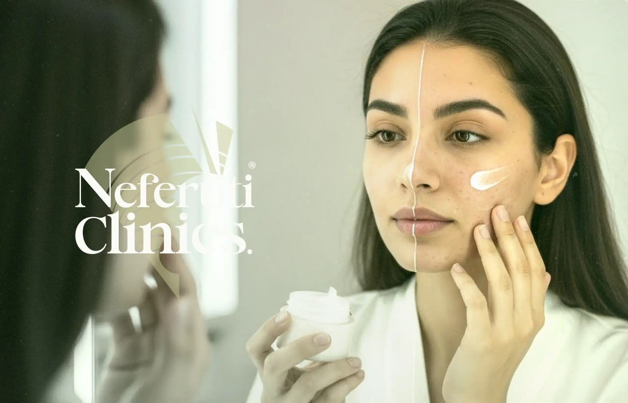 أفضل علاج للتصبغات والبقع الداكنة في الوجه في عيادات نفرتيتي 