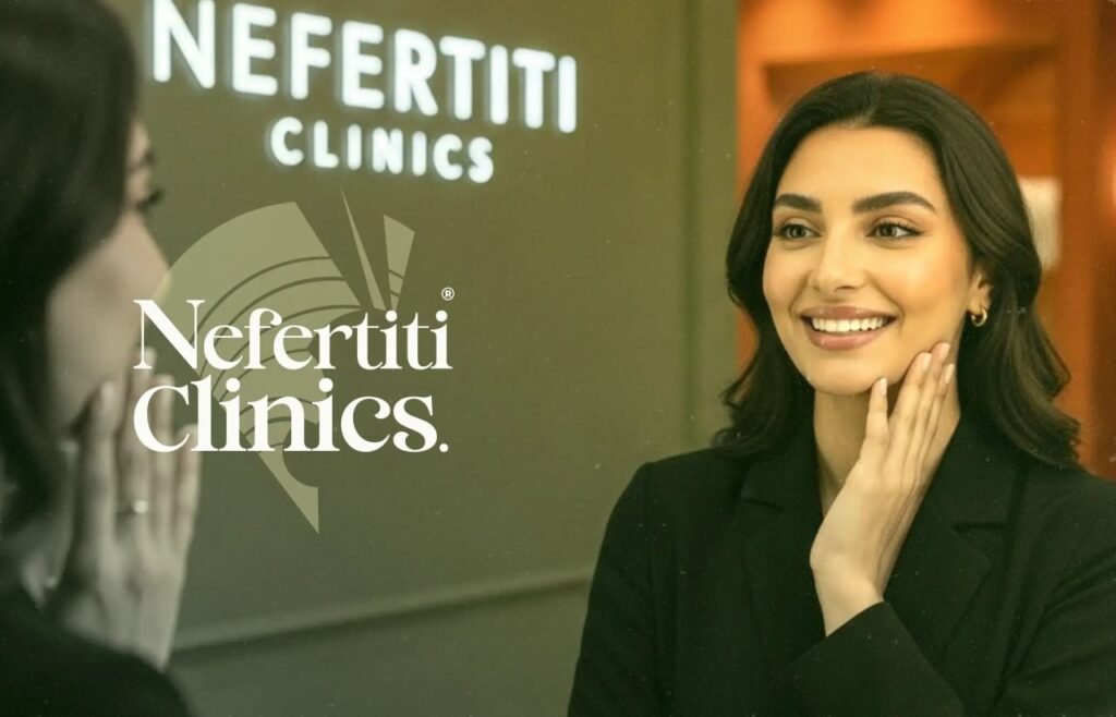 روتين العناية بالبشرة الدهنية قي عيادات نفرتيتي 