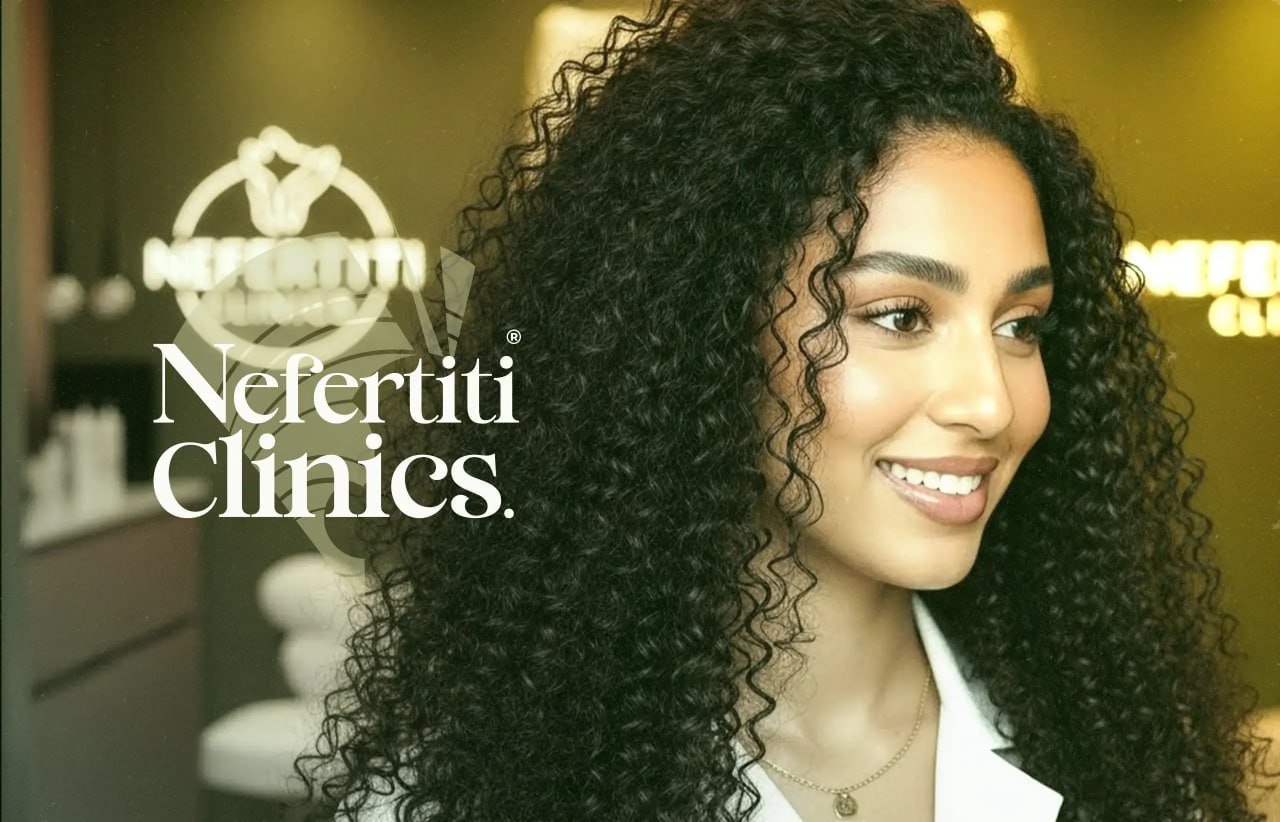 روتين العناية بالشعر الكيرلي في عيادات نفرتيتي