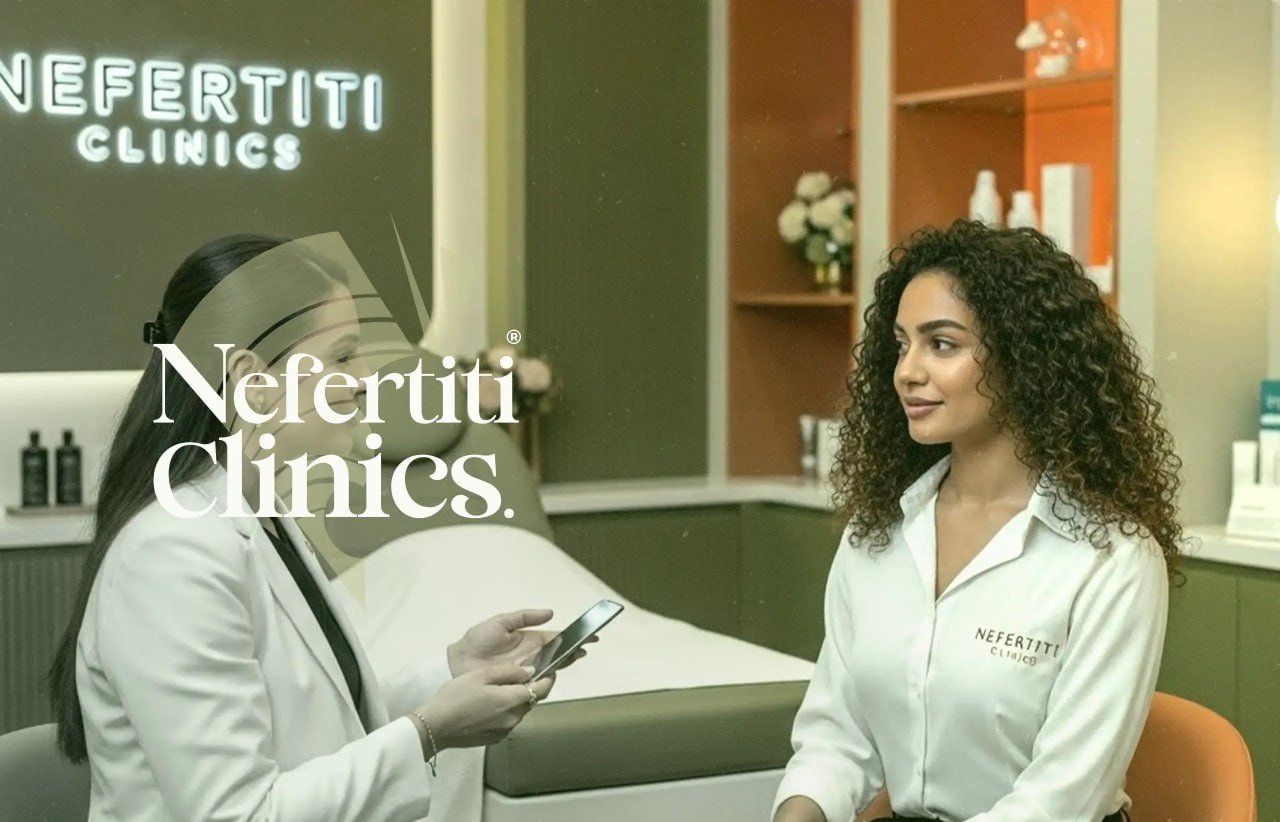 روتين العناية بالشعر الكيرلي في عيادات نفرتيتي