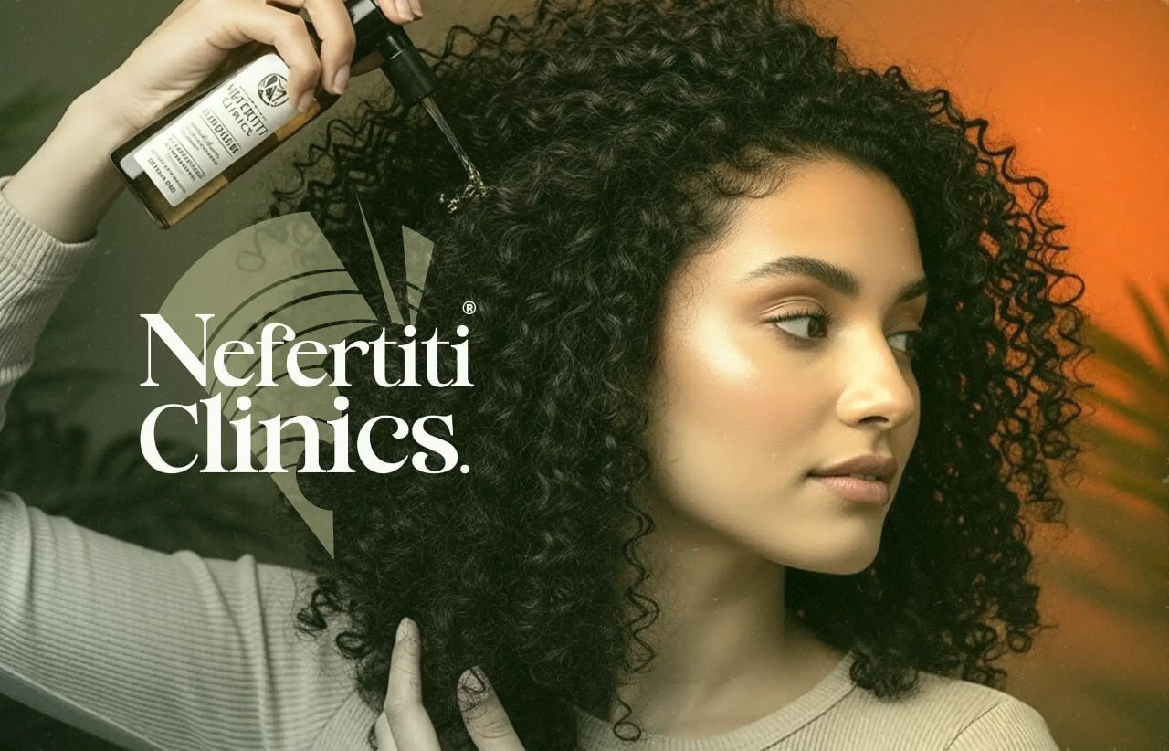 روتين العناية بالشعر الكيرلي في عيادات نفرتيتي