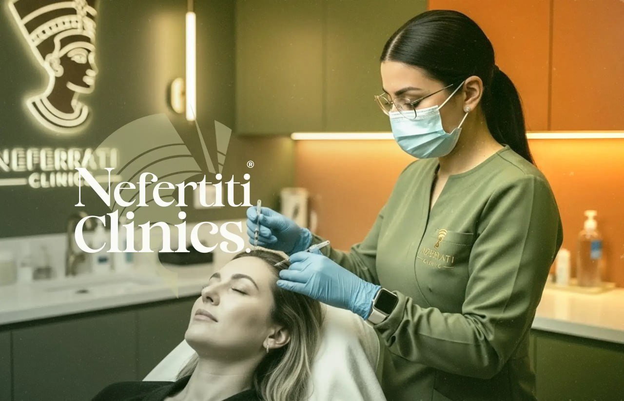 علاج الثعلبة في فروة الرأس في عيادات نفرتيتي 